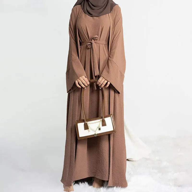 2 Piece Abaya Long Dress for Women