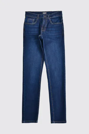 Dark Blue Denim Jeans