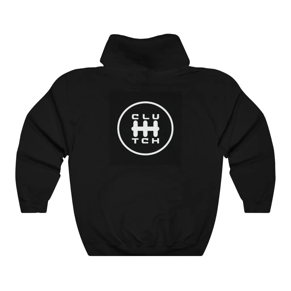 Limited Edition Clutch Signature Hooded Sweatshirt - Black and White
