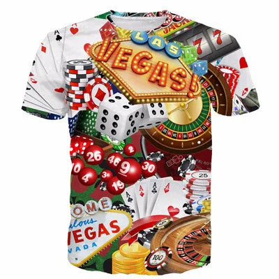 Men Women Harajuku Sexy Rock Prints tshirts Cool Lions Wolf Flag Eagle 3D t shirt Male Female Vintage t shirts tees